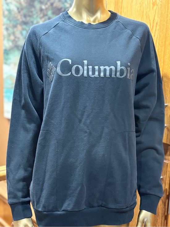 Columbia Other - Columbia Dark Navy Logo Crew Sweatshirt
